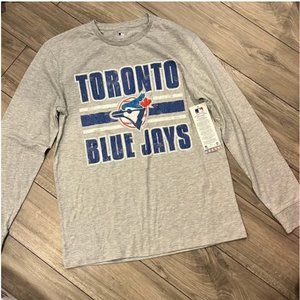 MLB Official Toronto Blue Jays grey shirt size medium nwt